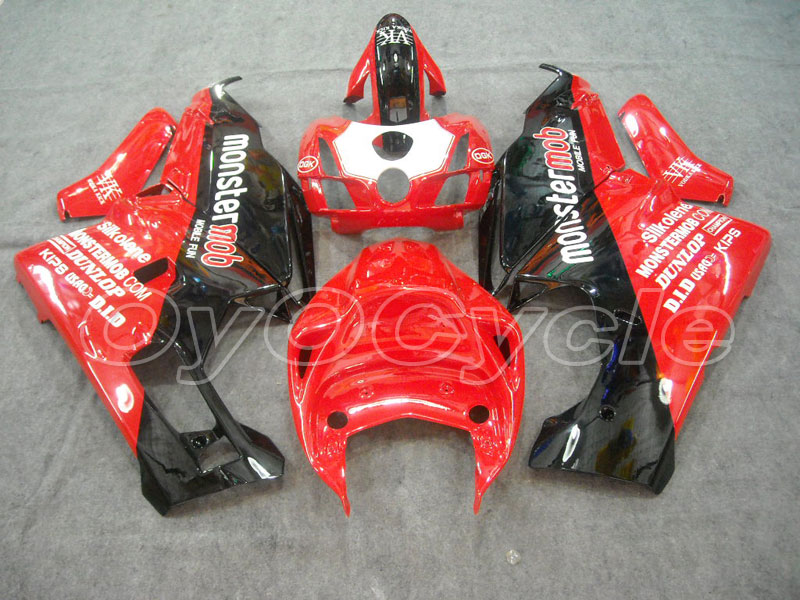 Kit carene a iniezione per Ducati 749 del 03-04 - Rosso, Nero - Monstermob #OYO87902134 Immagine secondaria del prodotto