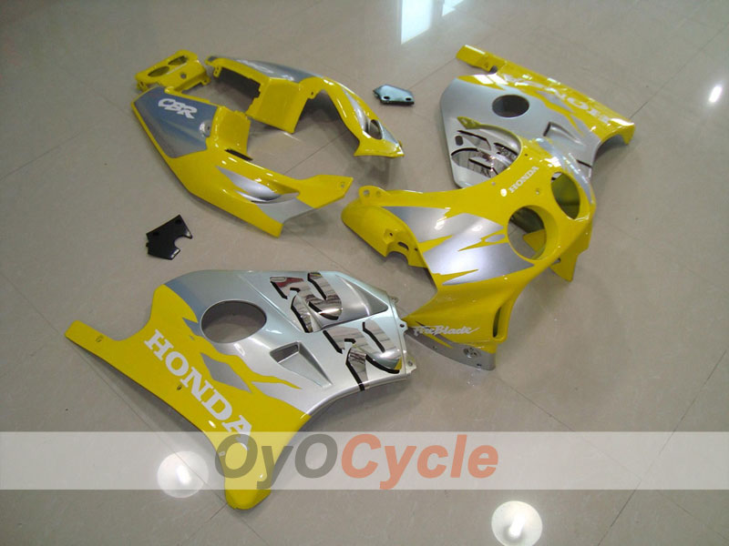 Kit carene a iniezione per CBR250RR 90-94 - Giallo, Argento - Fireblade #OYO87902946 Immagine principale del prodotto