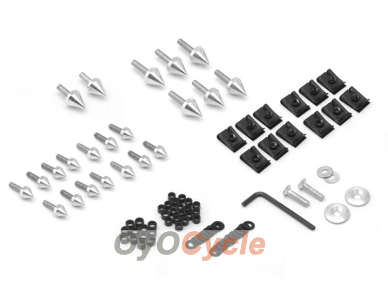 Viti carenatura per Kawasaki Ninja ZX6R 98-02 - Argento #OYO87903360 Immagine principale del prodotto