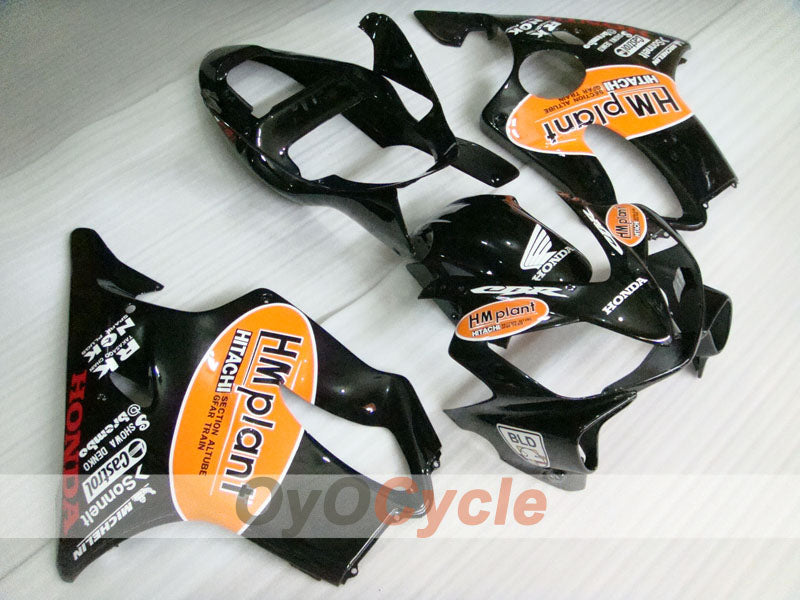 Kit carene a iniezione per CBR600F4i 01-03 - Arancione, Nero - HM Plant #OYO87900158 Immagine principale del prodotto