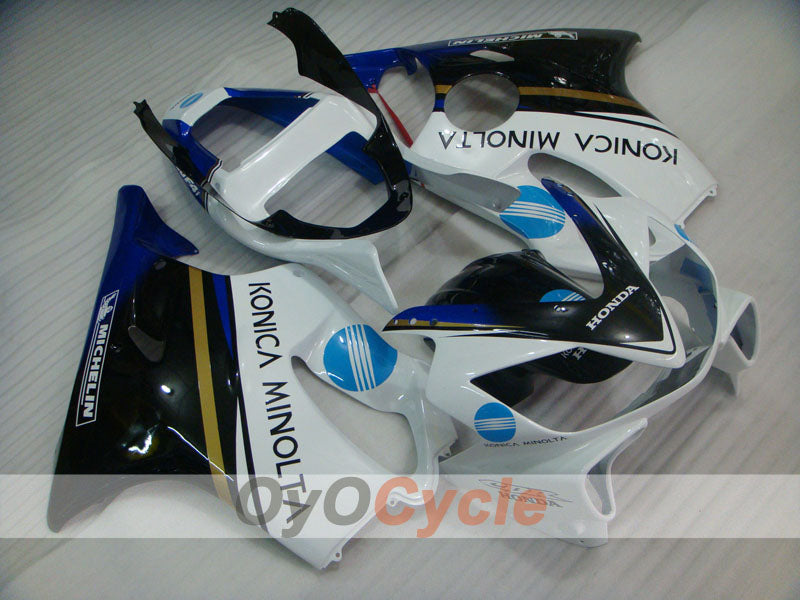 Kit carenatura a iniezione per CBR600F4i 01-03 - Bianco, Nero - Konica Minolta, MICHELIN #OYO87900159 Immagine principale del prodotto