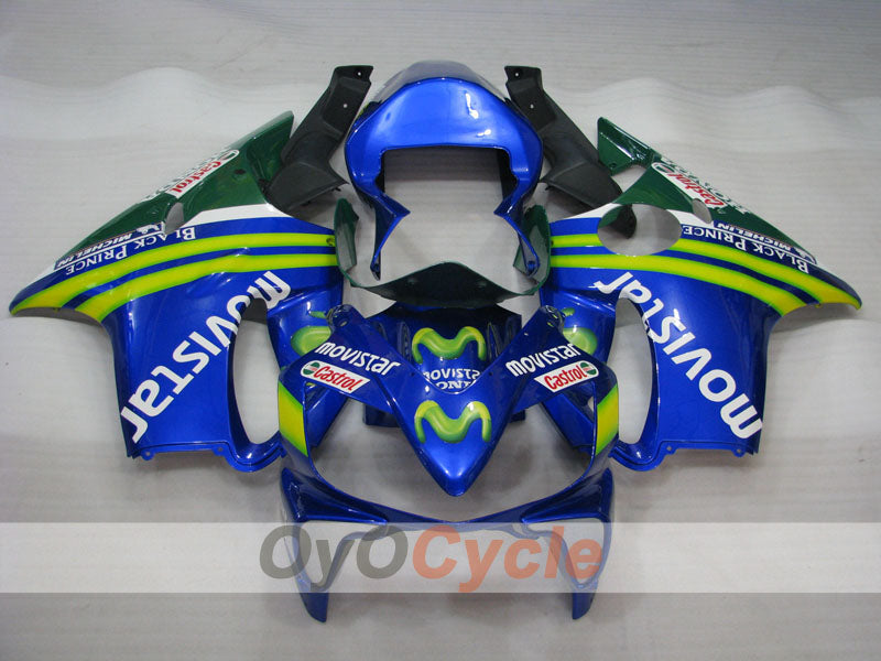 Carene a iniezione per CBR600F4i 01-03 - Giallo, Blu - Castrol #OYO87900162 Immagine secondaria del prodotto
