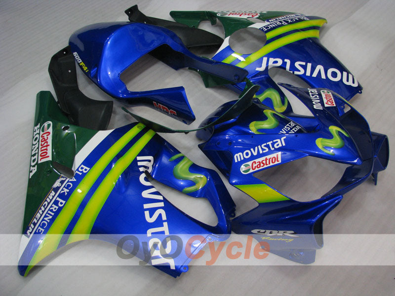 Carene a iniezione per CBR600F4i 01-03 - Giallo, Blu - Castrol #OYO87900162 Immagine principale del prodotto