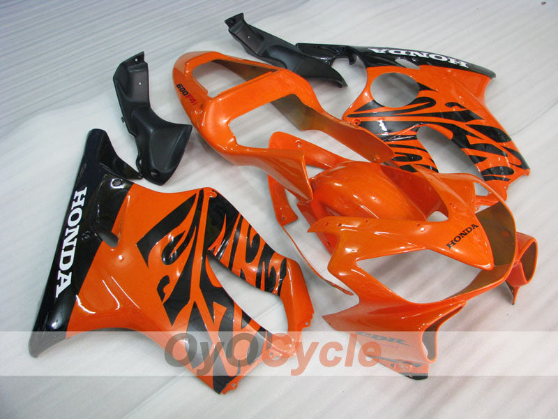 Kit Carene a Iniezione per CBR600F4i 01-03 - Arancione, Nero - Stile di Fabbrica #OYO87900167 Immagine principale del prodotto