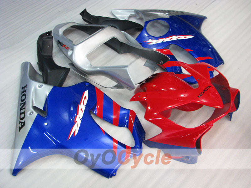 Kit carene a iniezione per CBR600F4i 01-03 - Rosso, Blu - Stile Originale #OYO87900174 Immagine secondaria del prodotto