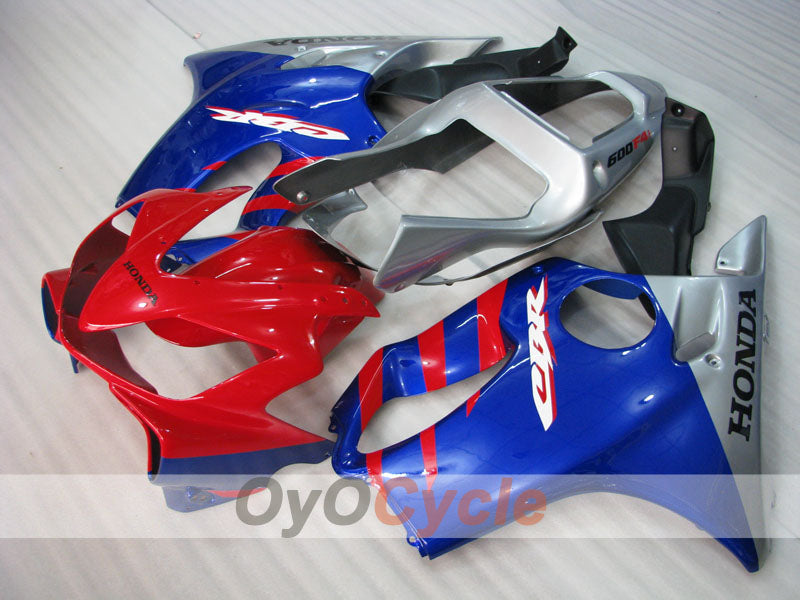 Kit carene a iniezione per CBR600F4i 01-03 - Rosso, Blu - Stile Originale #OYO87900174 Immagine principale del prodotto