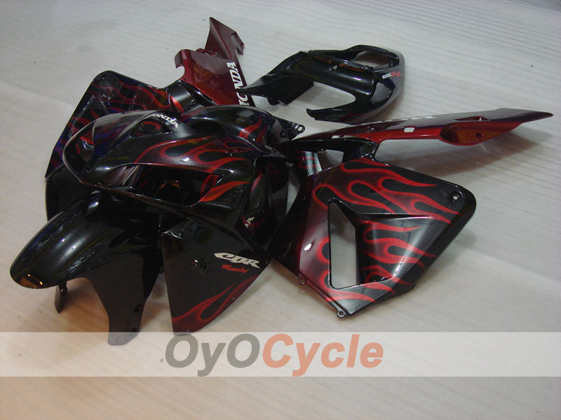 Kit carene a iniezione per CBR600RR 05-06 - Rosso, Nero - Fiamma #OYO87900247 Immagine secondaria del prodotto