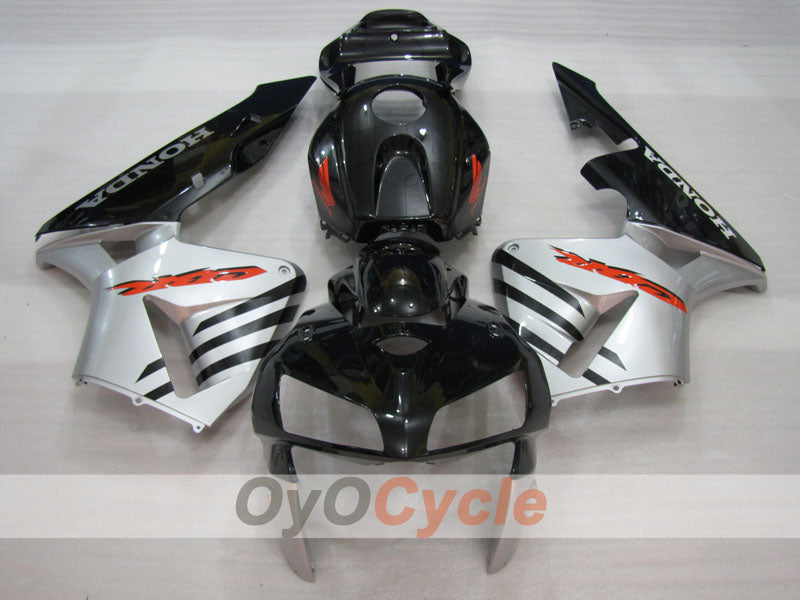 Kit carene a iniezione per CBR600RR 05-06 - Nero, Argento - Stile originale #OYO87900281 Immagine secondaria del prodotto