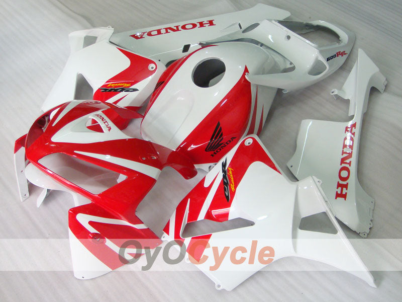 Kit carene a iniezione per CBR600RR 05-06 - Rosso, Bianco - Stile Fabbrica #OYO87900310 Immagine secondaria del prodotto