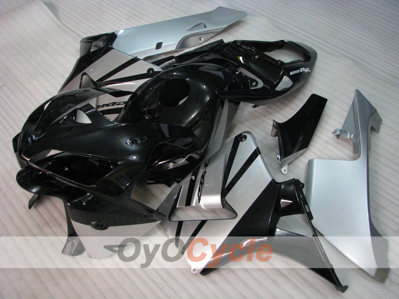 Kit carenatura a iniezione per CBR600RR 05-06 - Nero, Argento - Stile di fabbrica #OYO87900311 Immagine principale del prodotto