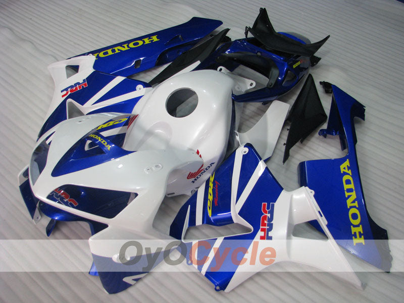 Carenatura a iniezione per CBR600RR 05-06 - Blu, Bianco - Stile Originale #OYO87900312 Immagine secondaria del prodotto