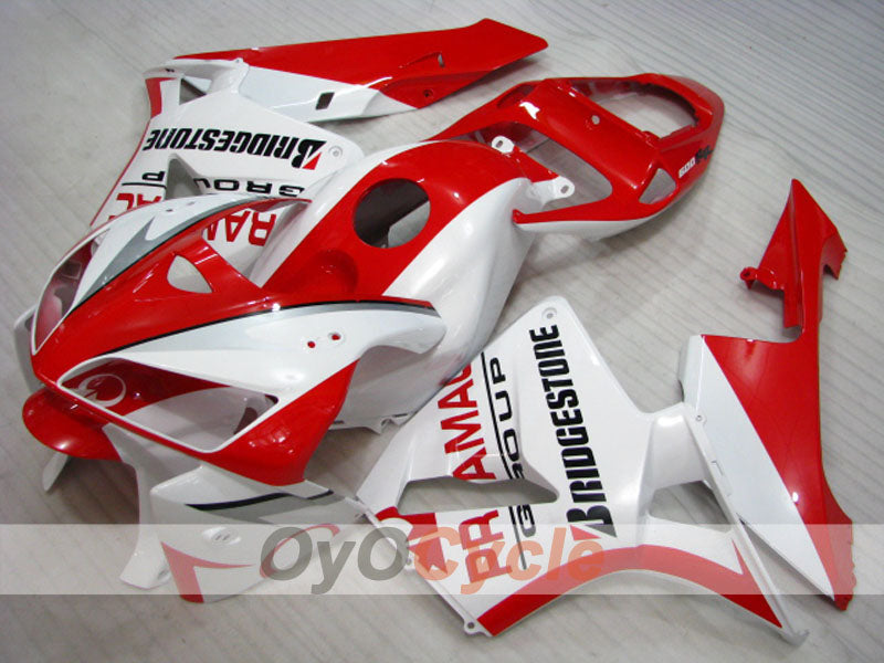 Carene a iniezione per CBR600RR anni 05-06 - Rosso, Bianco - PRAMAC #OYO87900324 Immagine secondaria del prodotto
