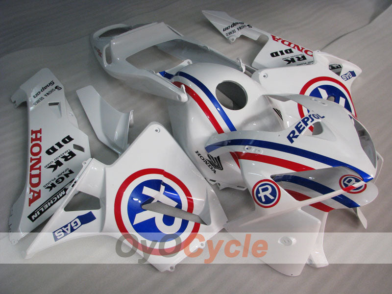 Kit carene a iniezione per CBR600RR 05-06 - Bianco - MICHELIN, RK, Repsol #OYO87900326 Immagine principale del prodotto