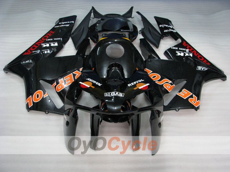 Carene a iniezione per CBR600RR anni 05-06 - Nero - RK, Repsol #OYO87900332 Immagine secondaria del prodotto