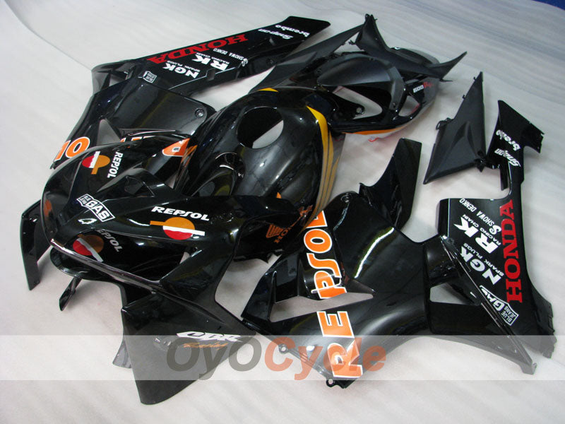 Carene a iniezione per CBR600RR anni 05-06 - Nero - RK, Repsol #OYO87900332 Immagine principale del prodotto