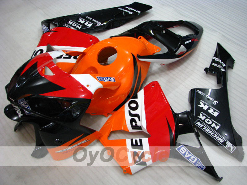 Kit carene a iniezione per CBR600RR 05-06 - Arancione, Nero - Repsol #OYO87900339 Immagine secondaria del prodotto