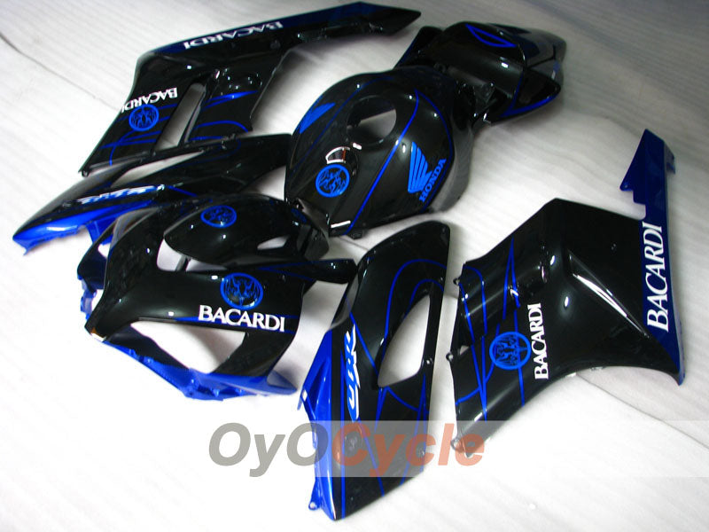 Kit carenatura a iniezione per CBR1000RR 04-05 - Blu, Nero - BACARDI #OYO87900464 Immagine secondaria del prodotto