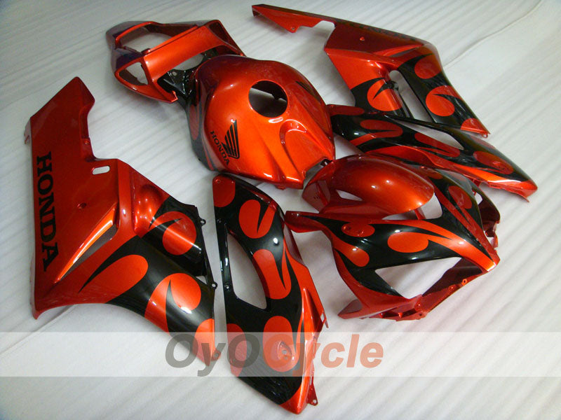 Kit carene a iniezione per CBR1000RR 04-05 - Arancione, Nero - Fiamma #OYO87900490 Immagine principale del prodotto