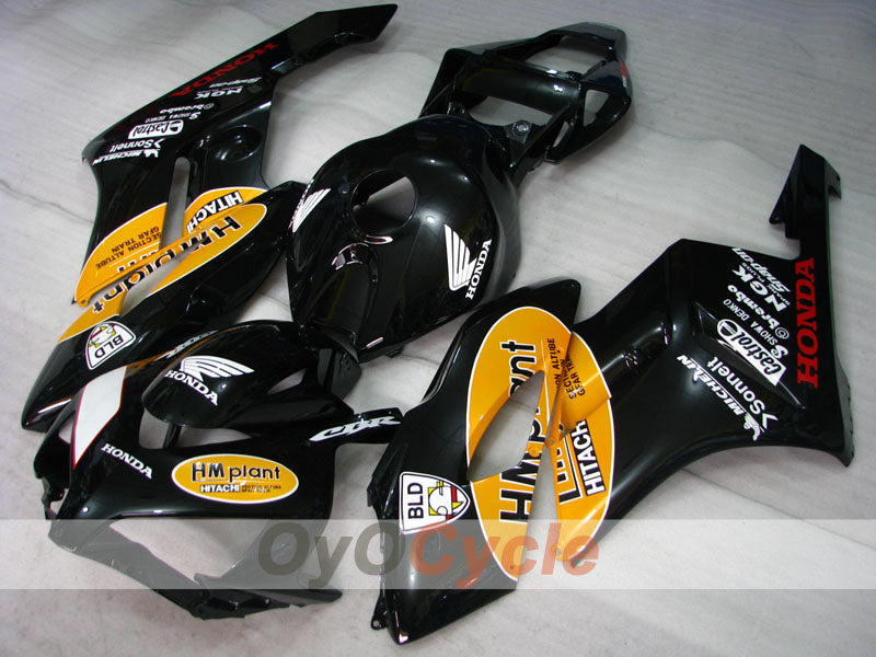 Carena a iniezione per CBR1000RR 04-05 - Giallo, Nero - HM Plant #OYO87900499 Immagine secondaria del prodotto