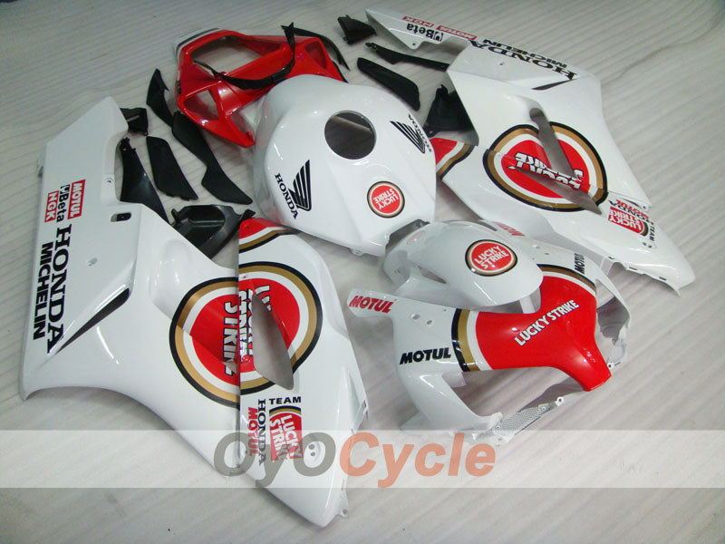Kit carene a iniezione per CBR1000RR 04-05 - Rosso, Bianco - Lucky Strike #OYO87900507 Immagine principale del prodotto