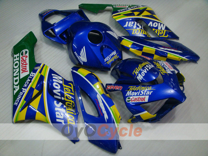 Kit carene a iniezione per CBR1000RR 04-05 - Giallo, Blu - Movistar #OYO87900512 Immagine principale del prodotto