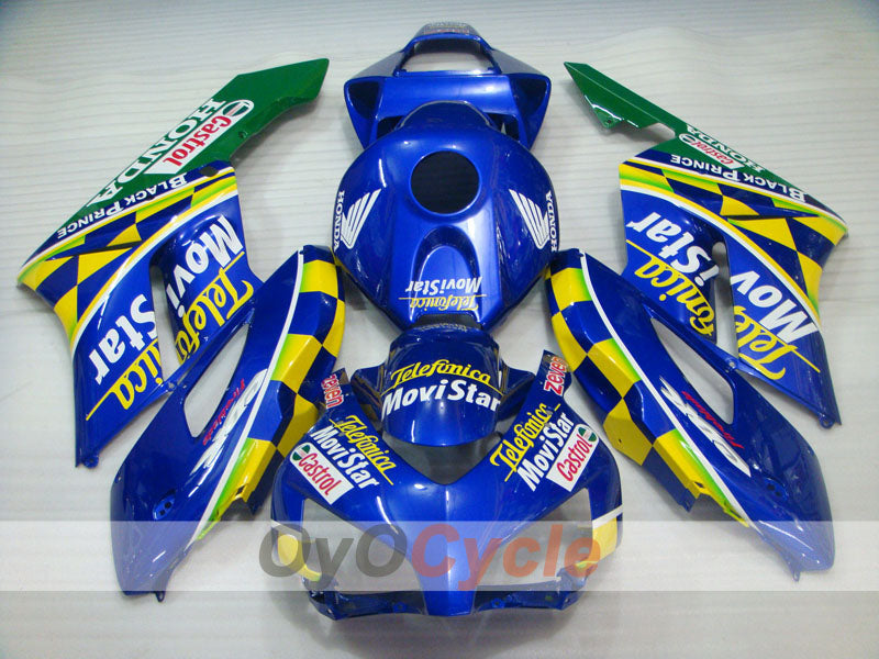 Kit carene a iniezione per CBR1000RR 04-05 - Giallo, Blu - Movistar #OYO87900512 Immagine secondaria del prodotto