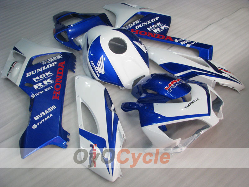 Kit carene a iniezione per CBR1000RR 04-05 - Blu, Bianco - Stile Factory, HRC #OYO87900521 Immagine principale del prodotto