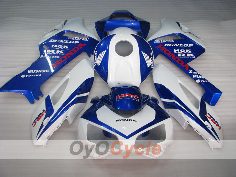 Kit carene a iniezione per CBR1000RR 04-05 - Blu, Bianco - Stile Factory, HRC #OYO87900521 Immagine secondaria del prodotto
