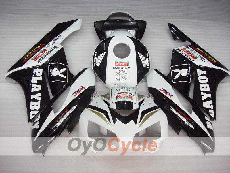 Kit carene a iniezione per CBR1000RR 04-05 - Bianco, Nero - PlayBoy #OYO87900523 Immagine secondaria del prodotto