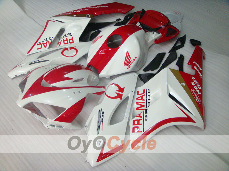 Carena a iniezione per CBR1000RR 04-05 - Rosso, Bianco - PRAMAC #OYO87900526 Immagine principale del prodotto