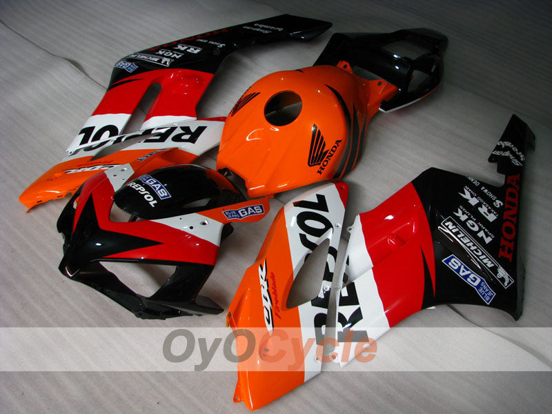 Kit carene a iniezione per CBR1000RR 04-05 - Arancione, Nero - Repsol #OYO87900528 Immagine secondaria del prodotto