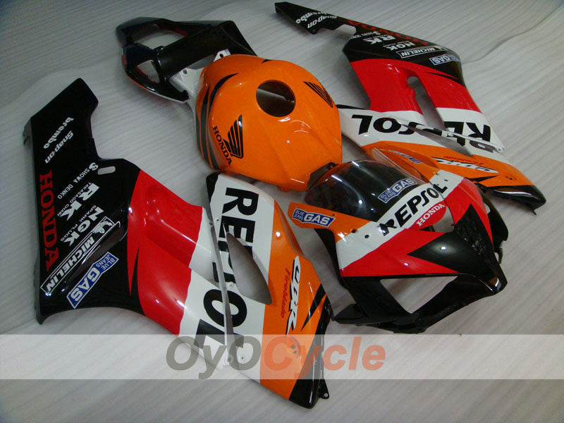 Kit carene a iniezione per CBR1000RR 04-05 - Arancione, Nero - Repsol #OYO87900536 Immagine secondaria del prodotto