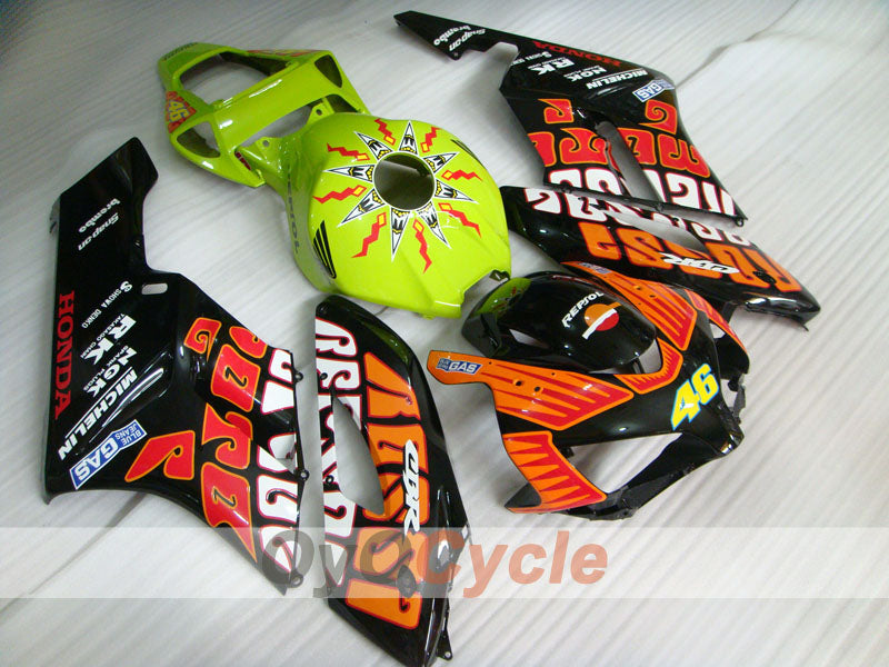 Kit carene a iniezione per CBR1000RR 04-05 - Ciano, Nero - Rossi #OYO87900542 Immagine principale del prodotto