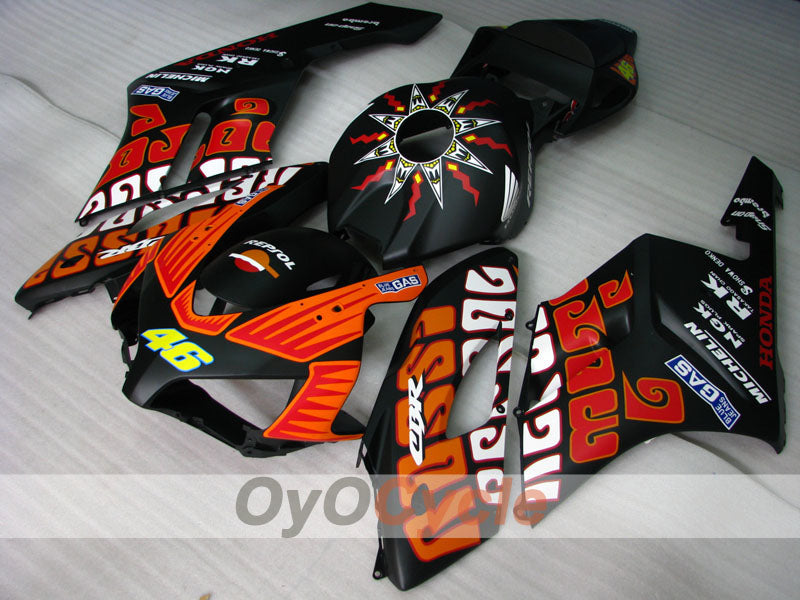 Carenatura a iniezione per CBR1000RR 04-05 - Arancione, Nero, Opaco - Rossi #OYO87900543 Immagine secondaria del prodotto