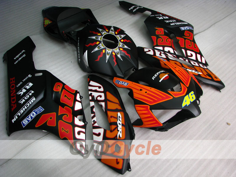 Carenatura a iniezione per CBR1000RR 04-05 - Arancione, Nero, Opaco - Rossi #OYO87900543 Immagine principale del prodotto