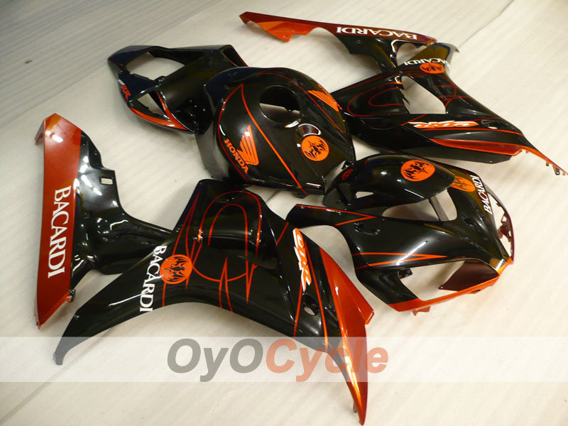 Carenatura a iniezione per CBR1000RR 06-07 - Arancione, Nero - BACARDI #OYO87900549 Immagine principale del prodotto