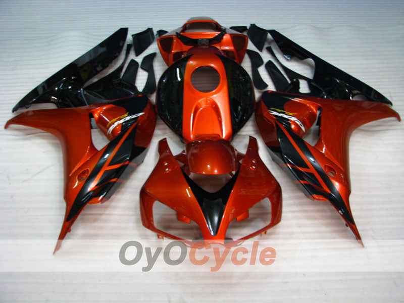 Kit Carene a Iniezione per CBR1000RR 06-07 - Arancione, Nero - Fireblade #OYO87900571
