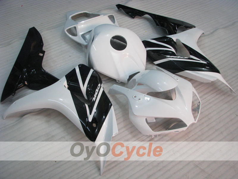 Kit carene a iniezione per CBR1000RR 06-07 - Bianco, Nero - Fireblade #OYO87900572