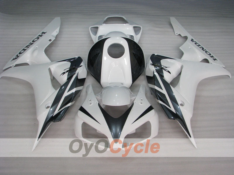 Carena a iniezione per CBR1000RR 06-07 - Bianco, Nero - Fireblade #OYO87900576