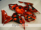 Kit carene a iniezione per CBR1000RR 06-07 - Arancione, Nero - Fiamma #OYO87900584