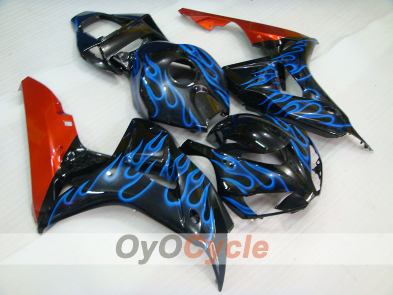 Kit carene a iniezione per CBR1000RR 06-07 - Blu, Nero - Fiamma #OYO87900602 Immagine principale del prodotto