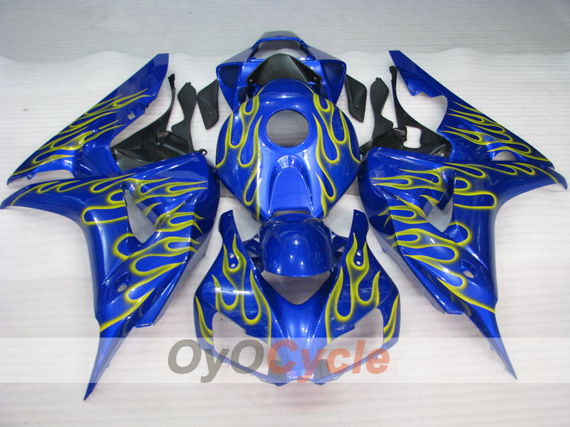 Kit carene a iniezione per CBR1000RR 06-07 - Giallo, Blu - Fiamma #OYO87900603