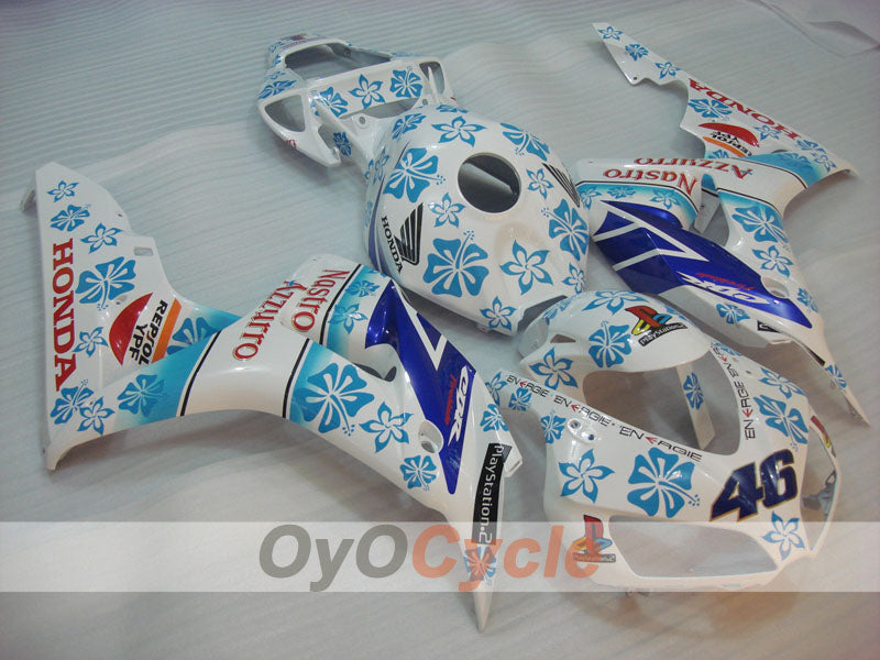 Kit carene a iniezione per CBR1000RR 06-07 - Blu, Bianco - Nastro Azzurro #OYO87900621 Immagine principale del prodotto