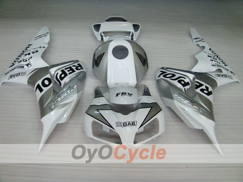 Carenatura a iniezione per CBR1000RR 06-07 - Bianco, Argento - Repsol #OYO87900641 Immagine secondaria del prodotto