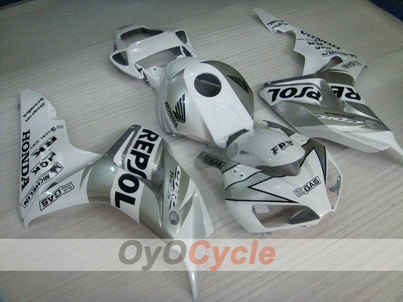 Carenatura a iniezione per CBR1000RR 06-07 - Bianco, Argento - Repsol #OYO87900641 Immagine principale del prodotto