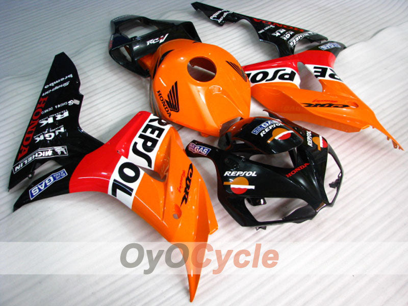 Carene a iniezione per CBR1000RR 06-07 - Arancione, Nero - Repsol #OYO87900644 Immagine principale del prodotto