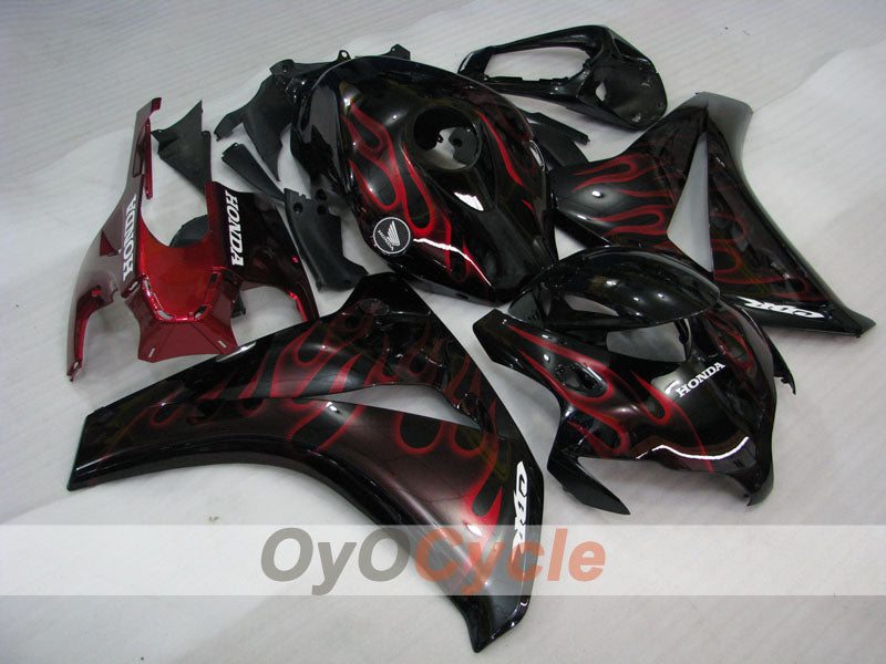 Kit carene a iniezione per CBR1000RR 08-11 - Rosso, Nero - Fiamma #OYO87900684 Immagine secondaria del prodotto