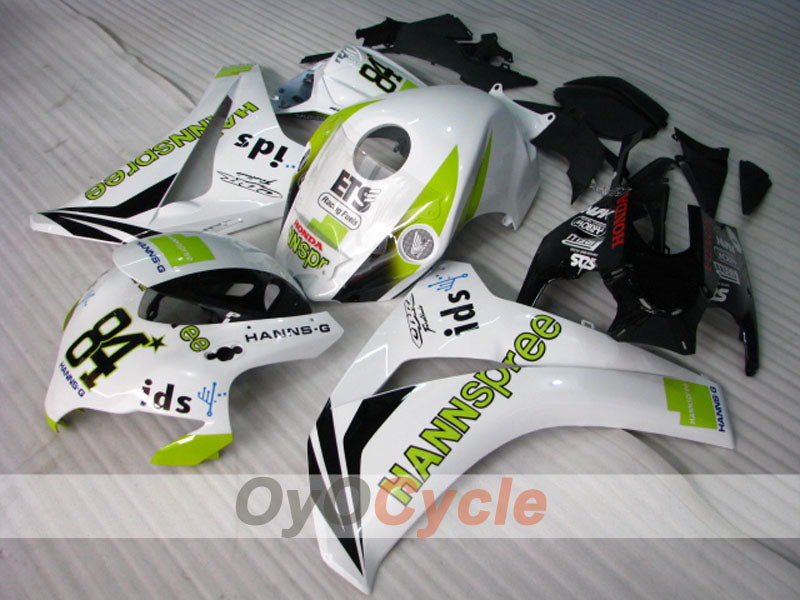Kit carene a iniezione per CBR1000RR 08-11 - Bianco, Nero - HANN Spree #OYO87900686 Immagine secondaria del prodotto