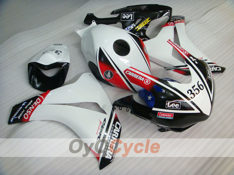 Kit carena a iniezione per CBR1000RR 08-11 - Bianco, Nero - Lee #OYO87900696 Immagine principale del prodotto