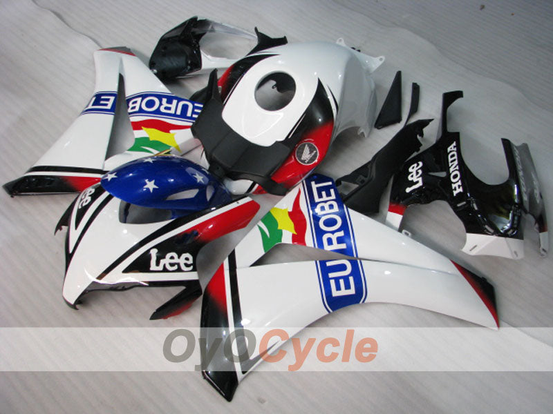 Kit Carene a Iniezione per CBR1000RR 08-11 - Bianco, Nero - Eurobet, Lee #OYO87900697 Immagine secondaria del prodotto